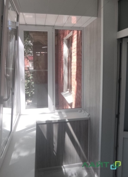 Остекление, линолеум, шкаф, панели, откосы